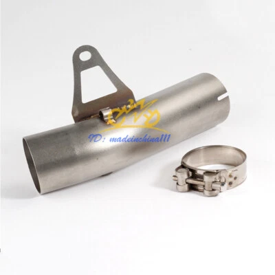 60mm Slip On Exhaust System Mid Link Pipe Connect Tube For BMW S1000RR 2015-2016 Foto 1 de 4