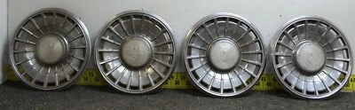 Juego de 4 tapacubos de 14" cubiertas de rueda OEM 00454923 14018263 1975-80 Monte Car (2051) Foto 1 de 4