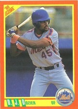 D.J. DOZIER NEW YORK METS #97T - SCORE TRADED NM-MT 1990