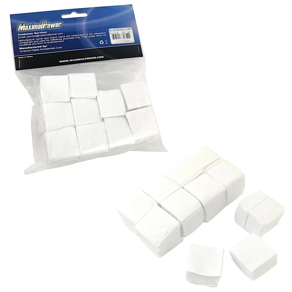 Parches de limpieza de pistola Refuelergy 500 ALGODÓN 1-1/8" .22 LR .223 a .270 pistola Foto 1 de 4