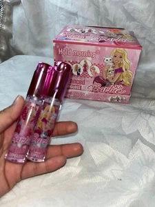 Juego de 2 piezas de brillo labial, niñas, maquillaje, Barby - Imagen 1 de 1