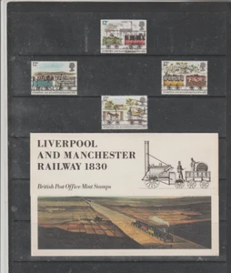 Gran Bretaña 150 Aniversario Ferrocarril Liverpool Manchester año 1980 (GV-890) - Picture 1 of 1