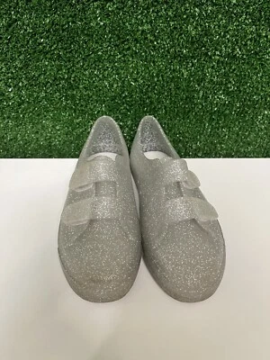 Pisos antiguos azul marino para niños pequeños Sprakle plata brillo talla 11 Foto 1 de 4