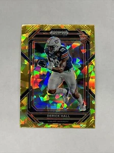 Derick Hall (RC) 2023 Panini Prizm Draft Picks Gold Ice Prizm #170 Rookie - Picture 1 of 2