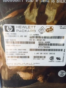 *New* Seagate ST31230WC (HP P/N: 9B1005-031) 1.05GB, 3.5" SCSI Internal HDD - Afbeelding 1 van 1