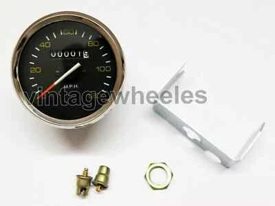 LLANTA DE ACERO INOXIDABLE VESPA P125X, P150X y P200E 120 mph speedo. CARA NEGRA Foto 1 de 3