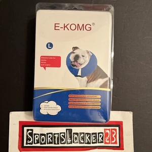 E-KOMG Dog Cone After Surgery Inflatable Collar Blow Up Dog Collar Size L - NEW⚡ - Picture 1 of 2