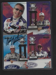 Mark Martin Nascar Signed Auto 1995 Maxx 5x7 Photo PSA/DNA Certified Autograph - Picture 1 of 2