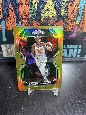2022 PRIZM WNBA GOLD /10  BRIANN JANUARY - Image 1 of 2