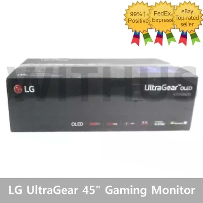 LG 45GS96QB Ultra Gear 45" OLED Curved Gaming Monitor 240Hz 21:9 800R 0.03ms GtG - Image 1 of 3