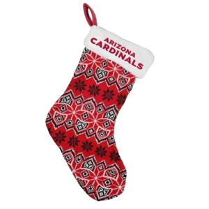 Arizona Cardinals Holiday 17" Christmas Knit Stocking ~ NFL BRAND NEW - Picture 1 of 1