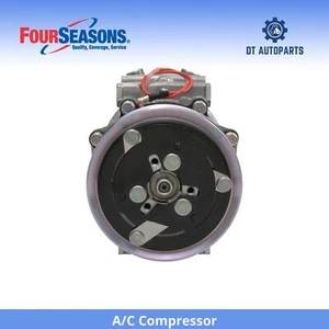 For 1988-1992 Ford E-150 Econoline Club Wagon A/C Compressor 4 Seasons 1989 1990 - Picture 1 of 9