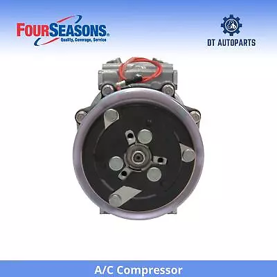 Compressor AC Ford E-150 Econoline Club Wagon 1988-1992 4 estações 1989 1990 - Imagem 1 de 4