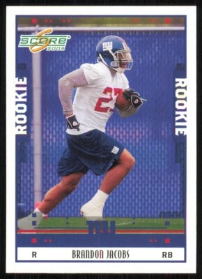 2005 Score Glossy #379 Brandon Jacobs - Image 1 of 2