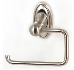 Alno A8066 Classic Single Post Traditional Tissue Holder In Satin Nickel, New! - Picture 1 of 2