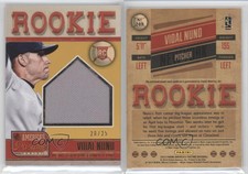 2013 Panini America's Pastime Memorabilia Gold /25 Vidal Nuno #249 Rookie RC