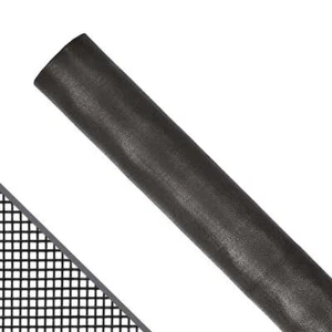 36 in. x 100 ft. Window and Door Charcoal Fiberglass Durable Screen Mesh Roll - Picture 1 of 8