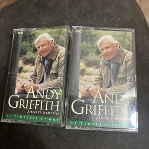 Andy Griffith Precious Memories-33 Timeless Hymns 2 CASSETTE TAPES Good Cond. - Picture 1 of 2
