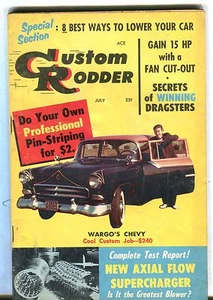 Custom Rodder Magazine July 1957 Wargo's Chevy VG No ML 040717nonjhe - Bild 1 von 1