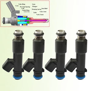 4pcs Fuel Injector For 06-2008 Chevrolet Optra Suzuki Forenza Reno 2.0L 96493843 - Picture 1 of 11