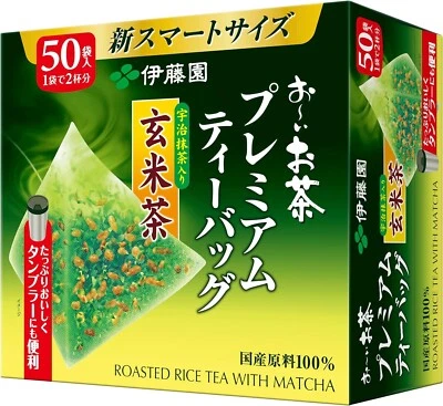 Té de arroz integral ITOEN Oi Ocha Genmaicha té PREMIUM 50 bolsas Foto 1 de 3