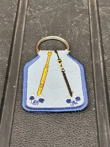 Lace Making Guild Keyring Rare Vintage Item Unusual Design Decor Handmade 9v - Picture 1 of 2
