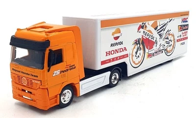Camión del equipo NewRay escala 1/43 15883 - Mercedes-Benz Actros Repsol Honda Foto 1 de 4