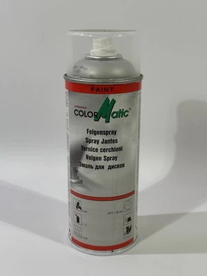 ColorMatic Felgensilber seidenglanz Felgenspray Satin Glossy 400ml Spray Dose - Bild 1 von 4