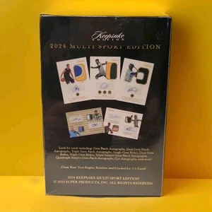 2024 Keepsake Multi Sport Edition Factory Sealed Hobby 1 Encased Relic Autograph - Picture 1 of 7