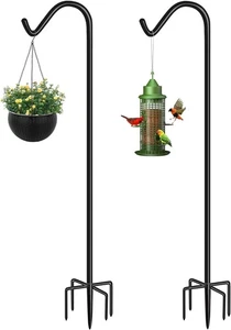 2 STK Schäferhaken für Außen 233 cm Vogelfutterstation mit 5 Zinken Hirtenstab - Bild 1 von 16
