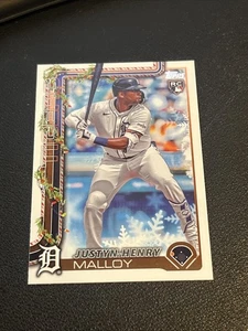 2025 Topps Holiday - Justin-Henry Malloy #H31 (RC) - Picture 1 of 2
