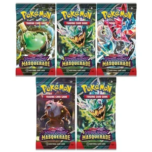 Pokemon Cards - S&V Twilight Masquerade - BOOSTER PACKS [5 Pack Lot] - Sealed - Picture 1 of 1