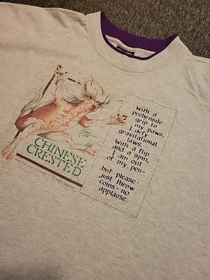 Vntg 1994 Sz XXL H. Kinch Periwinkle’s Pet Gallery T Shirt USA Single Stitch  - Image 1 of 4