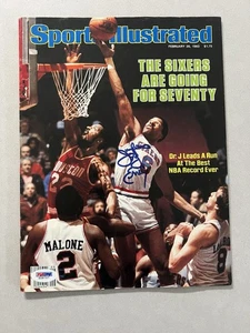 Julius Erving signed autographed Sports Illustrated Magazine 1983 PSA/DNA COA - Picture 1 of 6