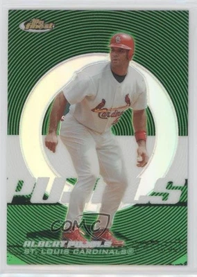 2005 Topps Finest Green Refractor /199 Albert Pujols #5 - Image 1 of 2