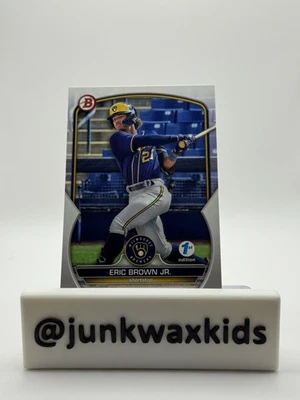 2023 Bowman #BPPF-41 Eric Brown JR. 1st Edition - Image 1 of 2