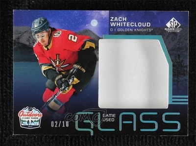 2021-22 Upper Deck SP Game Used Starscape /10 Zach Whitecloud #LT-ZW - Image 1 of 2