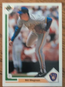 BILL WEGMAN Milwaukee Brewers 1991 Upper Deck Baseball Card #292 MINT - Picture 1 of 2