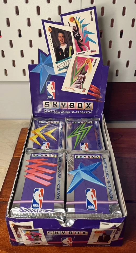 1991-92 NBA SKYBOX Basketball Single sealed PACK -JORDAN chase ! - Bild 1 von 1