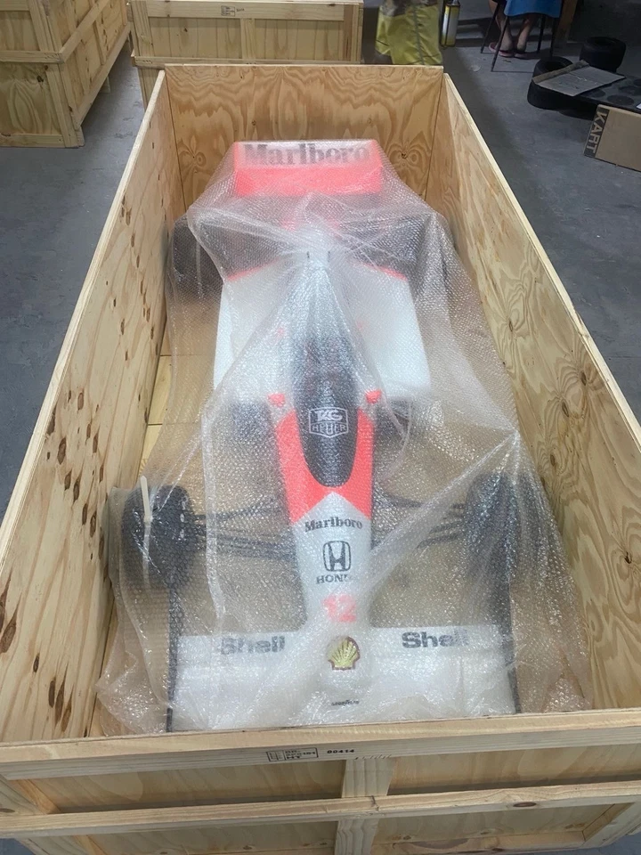 McLaren MP4/4 Ayrton SENNA 1988 Scale 1:2 New (Located In Brazil) F1 Sculpture  - Image 1 of 4