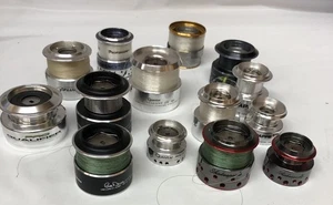 13 Spinning Reel Fishing Reel Line Spools Bill dance, Johnny Morris, Pflueger, - Picture 1 of 11