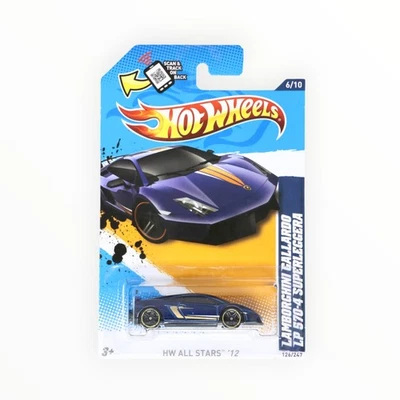 Hot Wheels Lamborghini Gallardo LP 570-4 Superleggera 126/247 - Azul - 2012 A Foto 1 de 3