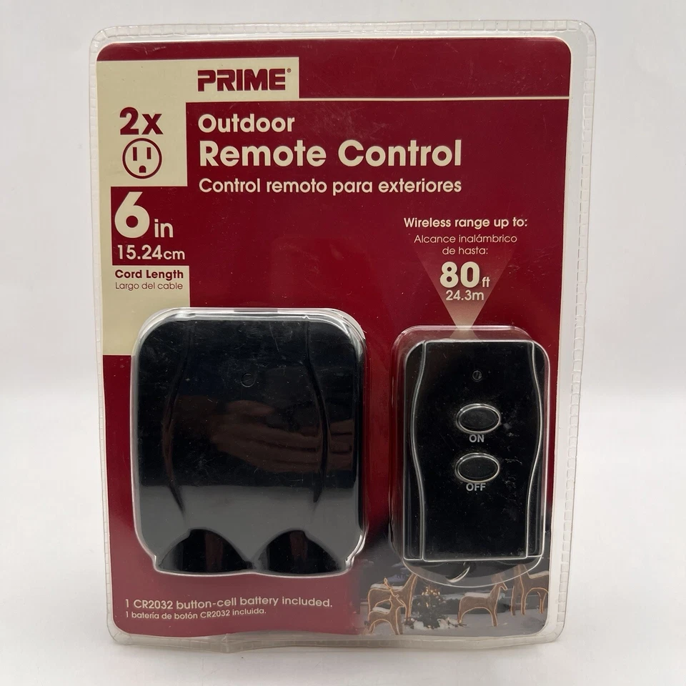 Utilitech Wireless Outdoor Remote Control Outlets 80ft Range 0357410