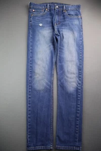 Men's 2014 Levi's 510 Jeans Skinny Fit Distressed Size 33x32 (Measure 33x30) - Picture 1 of 11