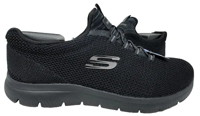 Skechers Women's Summits Cool Classic Slip On Shoes Black WIDE Size:6 166F - Image 1 of 4