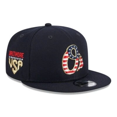 Baltimore Orioles New Era 2023 Fourth of July 9FIFTY Snapback Adjustable Hat MLB - Image 1 of 4