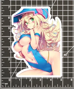 DARK MAGICIAN GIRL Yugioh STICKER DECAL -Hot Waifu- 4 Different Sizes Available - Picture 1 of 5