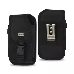 Reiko Rugged Vertical Pouch with Belt clip for iPhone Plus 6.6 IN X,11,12Pro Max - Picture 1 of 3