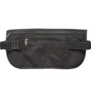 Travelway Black Cotton Double-Pocket Money Belt, Small (RQ26815) - Picture 1 of 1