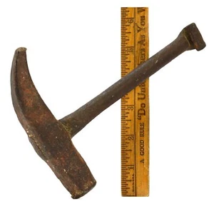 Antique BLACKSMITH MADE IRON "SNOWBALL HAMMER" or "SNOW KNOCKER" Horse/Farm Tool - Picture 1 of 11